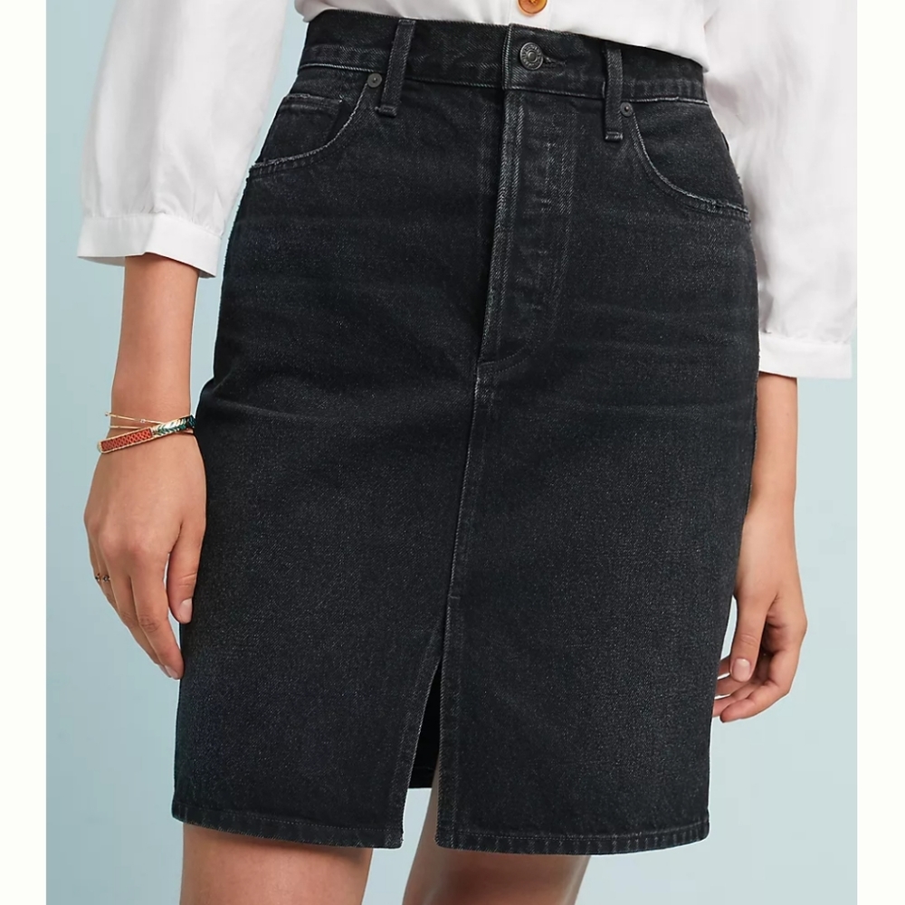 Citizens of Humanity Paloma Skirt in shale black